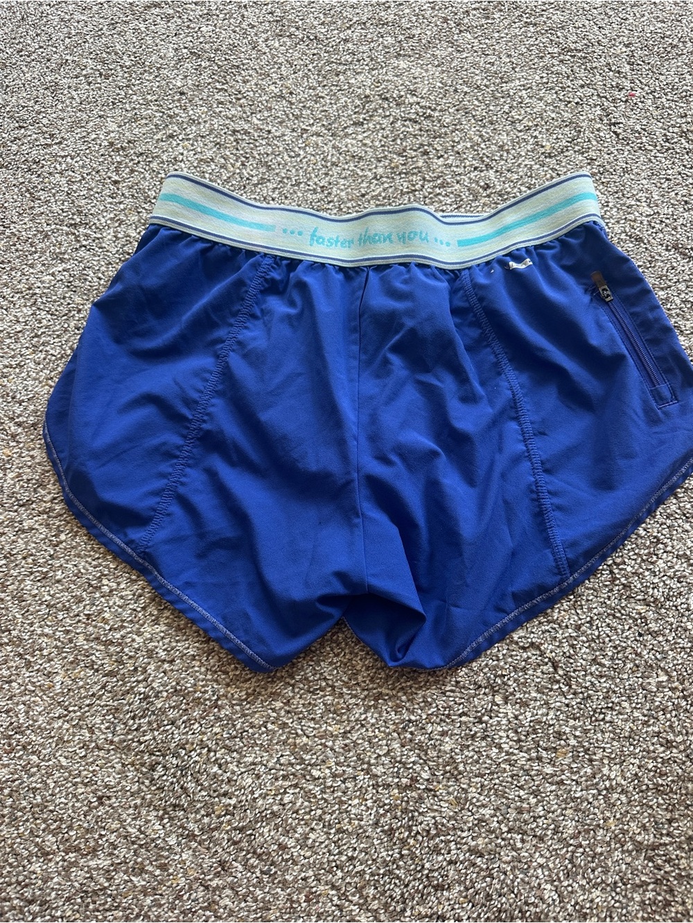 Saucony Royal Blue Women's Running Shorts with Light Trim